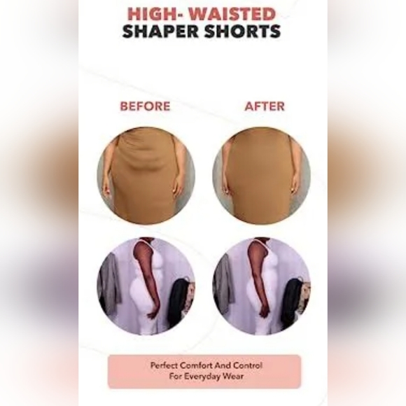 Emeptua High-Waisted Shaper Shorts - Picture 2 of 3